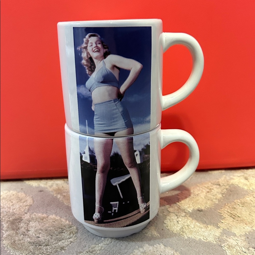 Marilyn Monroe Stacking Mug Set 💋